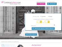 Tablet Screenshot of catolicossolteros.com